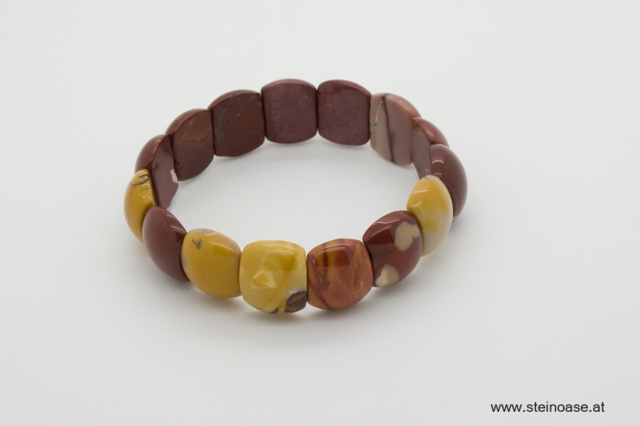 Armband Mookait breit, Größe XL